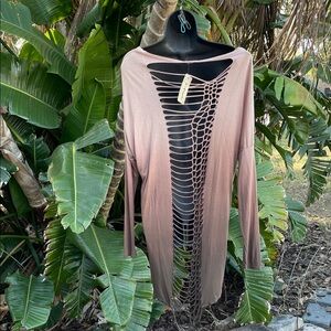 tea party ombre Hand crocheted back